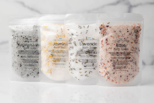 Bath Salt Pouches: Jasmine Charmed Handmade