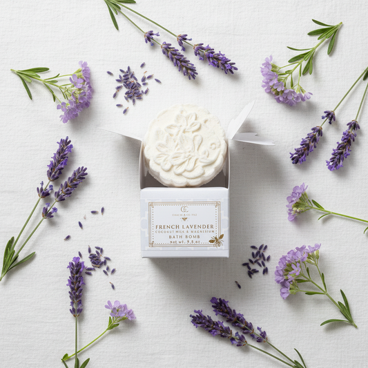 Flat Lay – French Lavender Bath Bomb