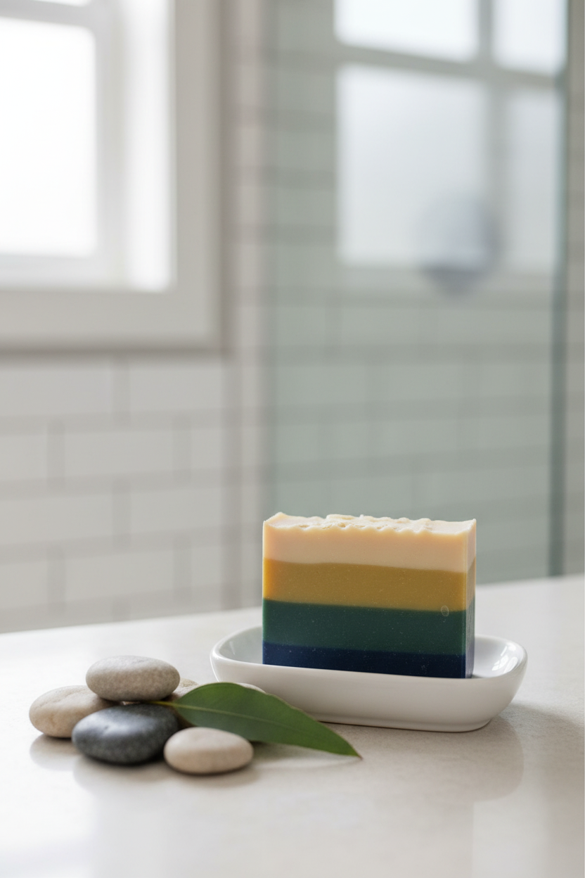 Layered stripe spa portrait