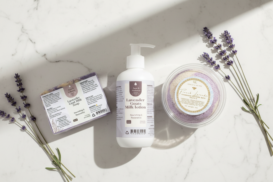 Your Complete Bath & Body Ritual: Goat Milk Soaps, Lotions & Bath Truffles Aura & Wellness