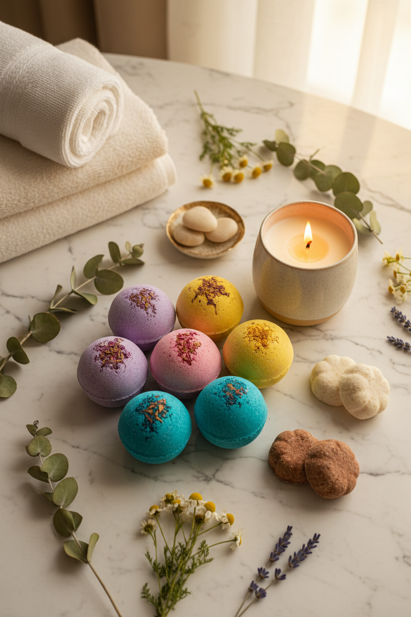 The Best Bath Bombs, Candles & Bath Truffles for Every Mood Aura & Wellness