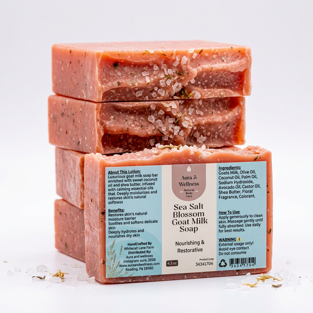 Introducing Our New Goat Milk Soaps & Lotions Aura & Wellness
