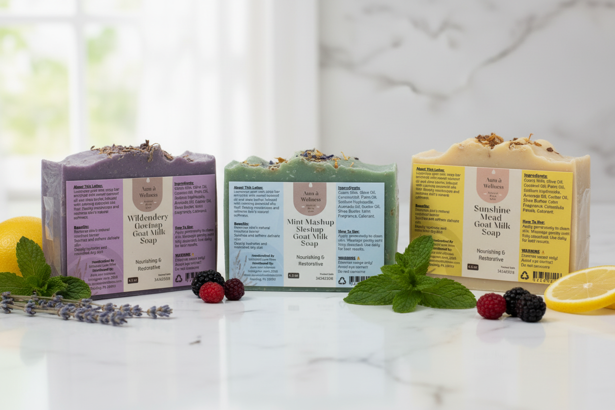 Naturally Moisturizing Goat Milk Soap For Dry & Sensitive Skin