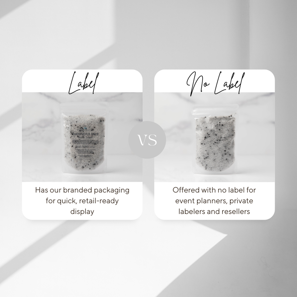 Bath Salt Pouches: Jasmine Charmed Handmade