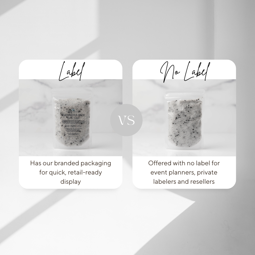 Bath Salt Pouches: Jasmine Charmed Handmade