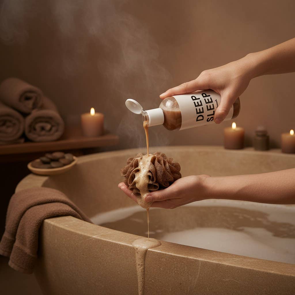 Deep Sleep Almond Shower Gel, Body Wash Pure Drop