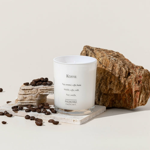 Koffie Soy Wax Candle Pink Iapetus