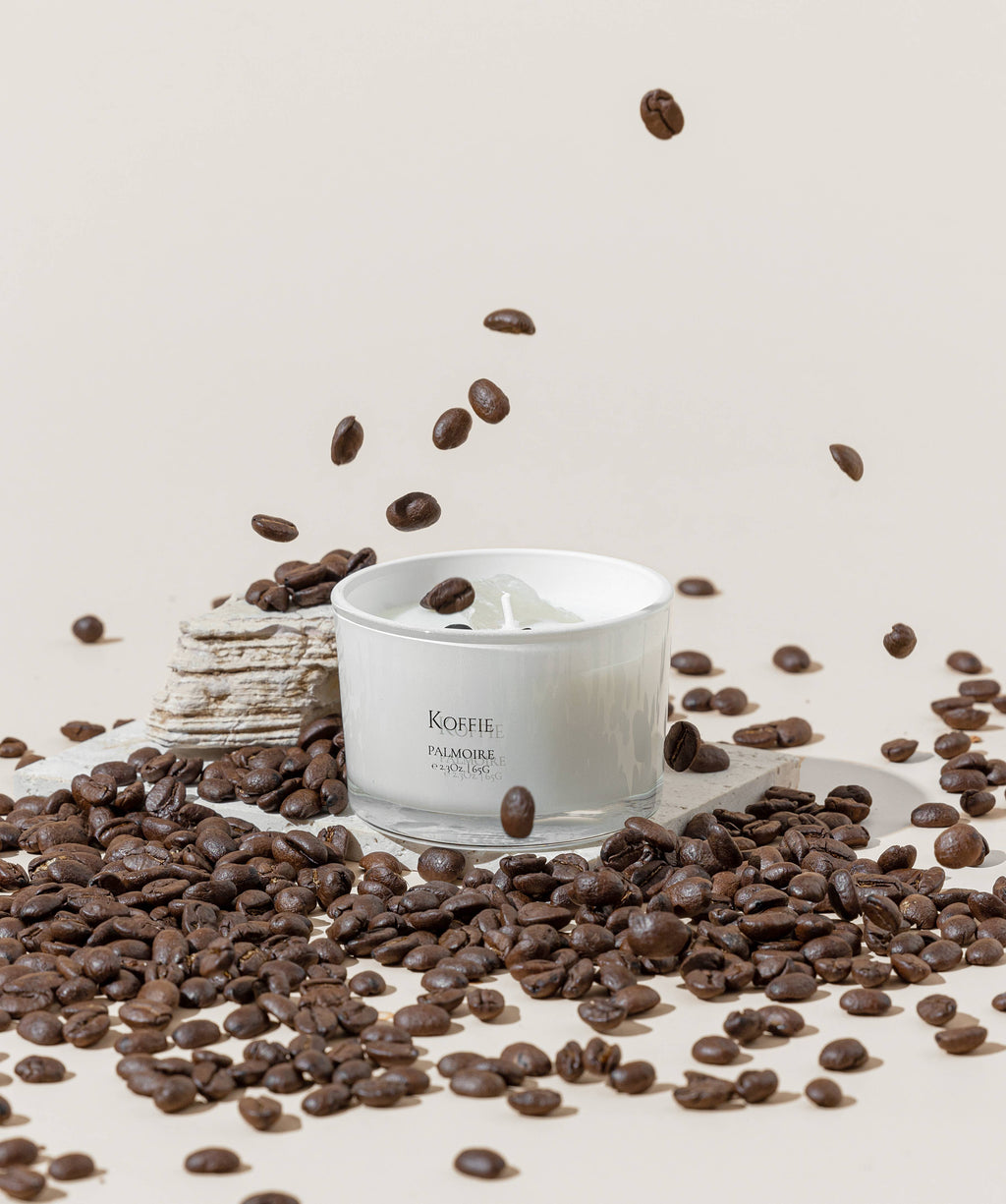 Koffie Soy Wax Candle Set (4.9 Oz / 2.3 Oz) Palmoire Home Fragrance