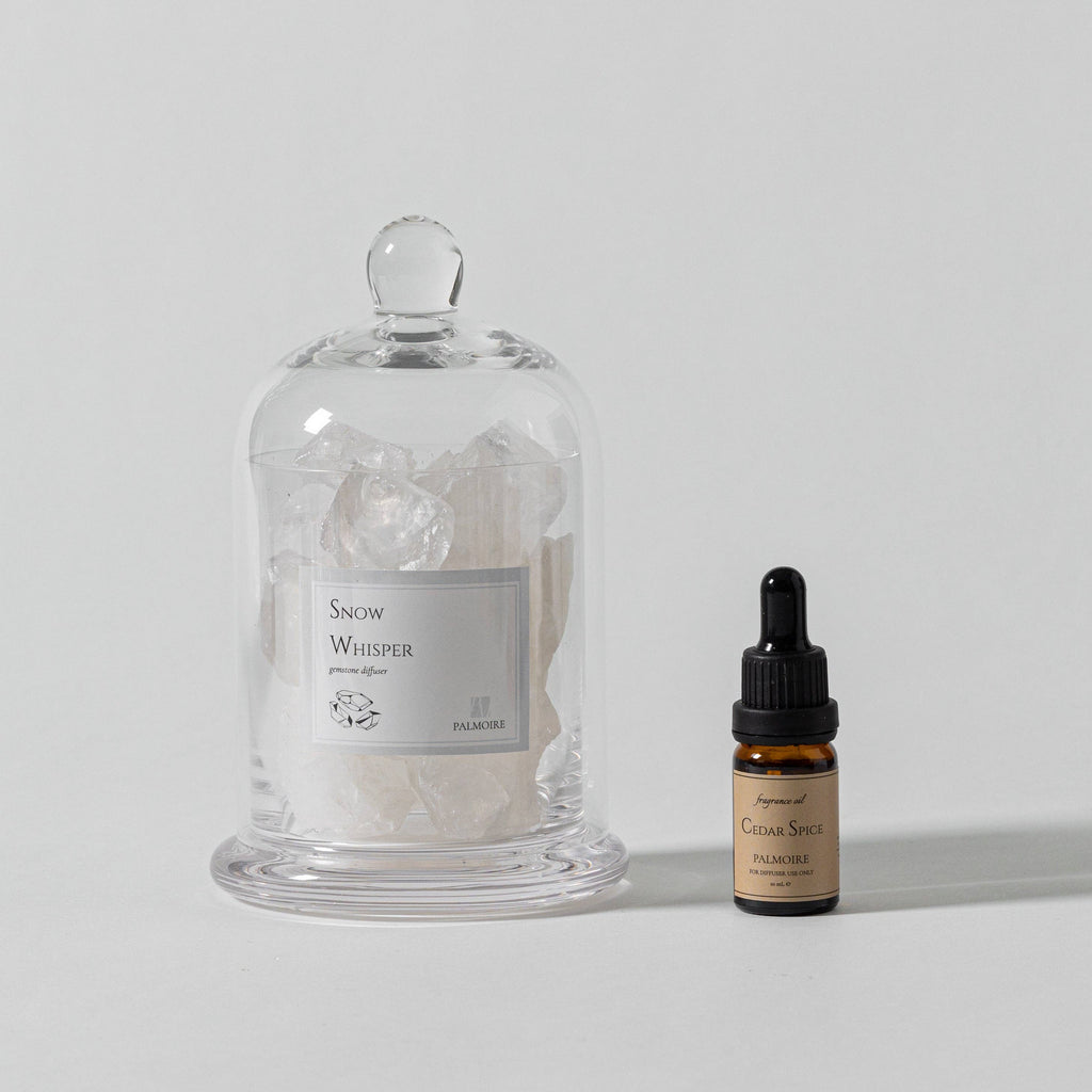 Snow Whisper Gemstone Diffuser [lemon/jasmine] Palmoire Home Fragrance