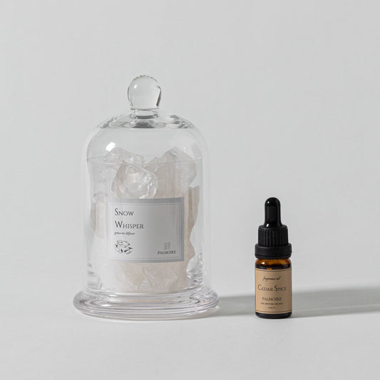 Snow Whisper Gemstone Diffuser [lemon/jasmine] Palmoire Home Fragrance