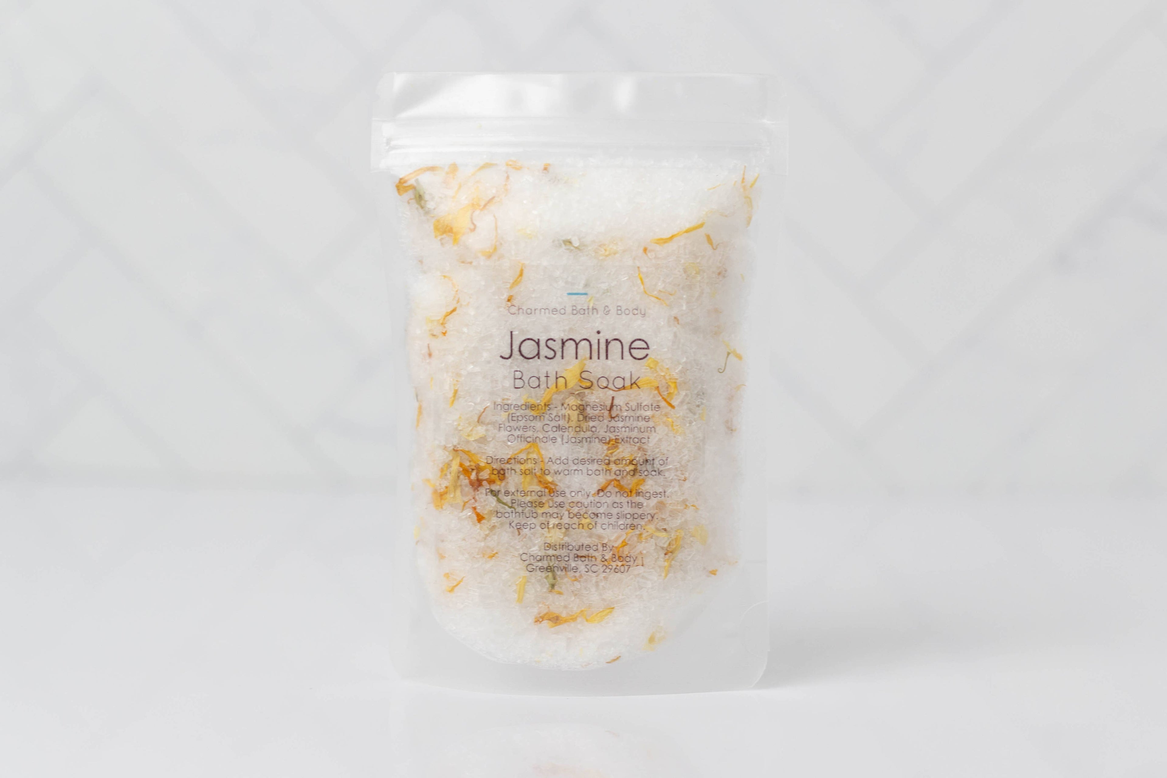 Bath Salt Pouches: Jasmine Charmed Handmade