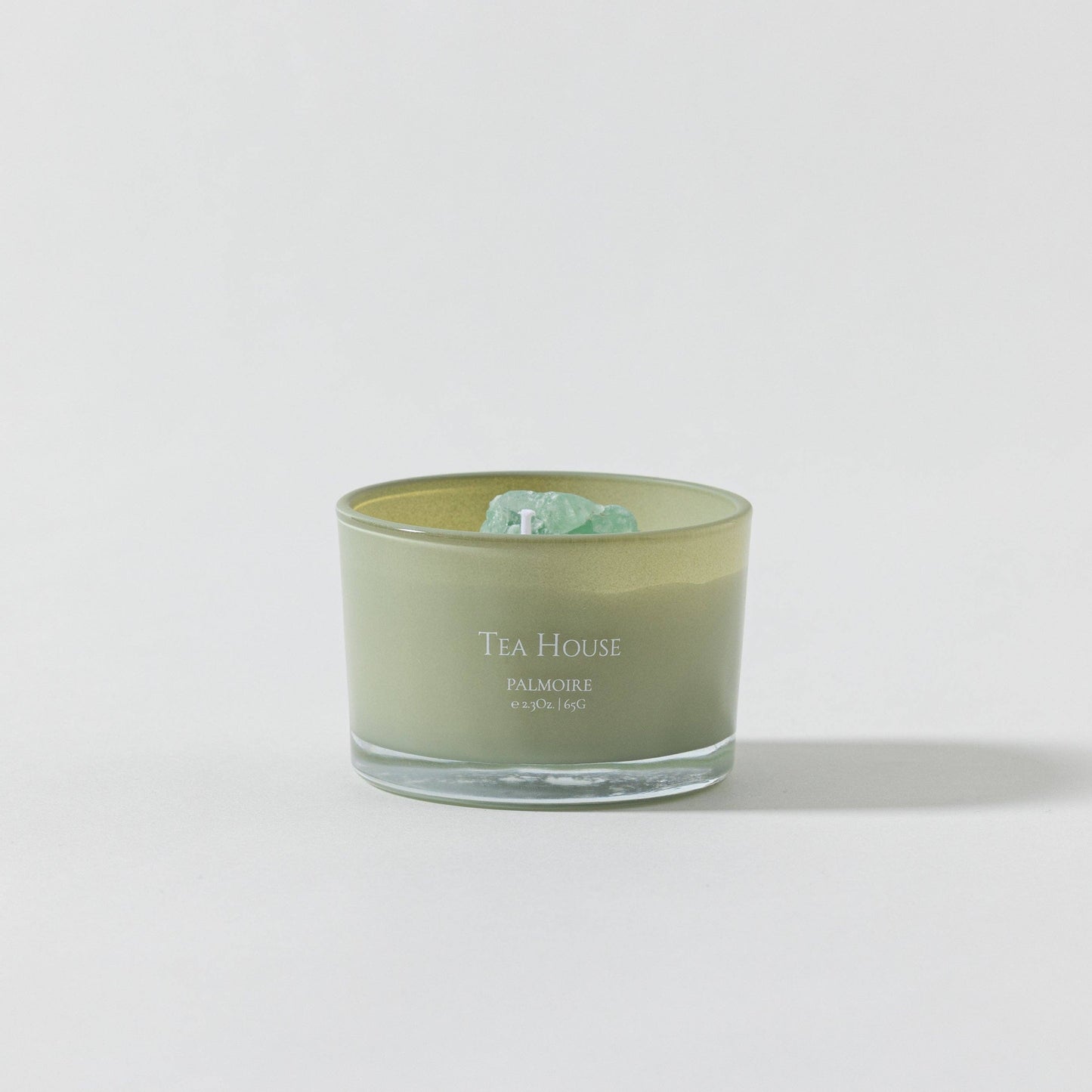 Tea House Soy Wax Candle [tea/jasmine/lemon]: Mini 2.3 oz/ 65 g Palmoire Home Fragrance