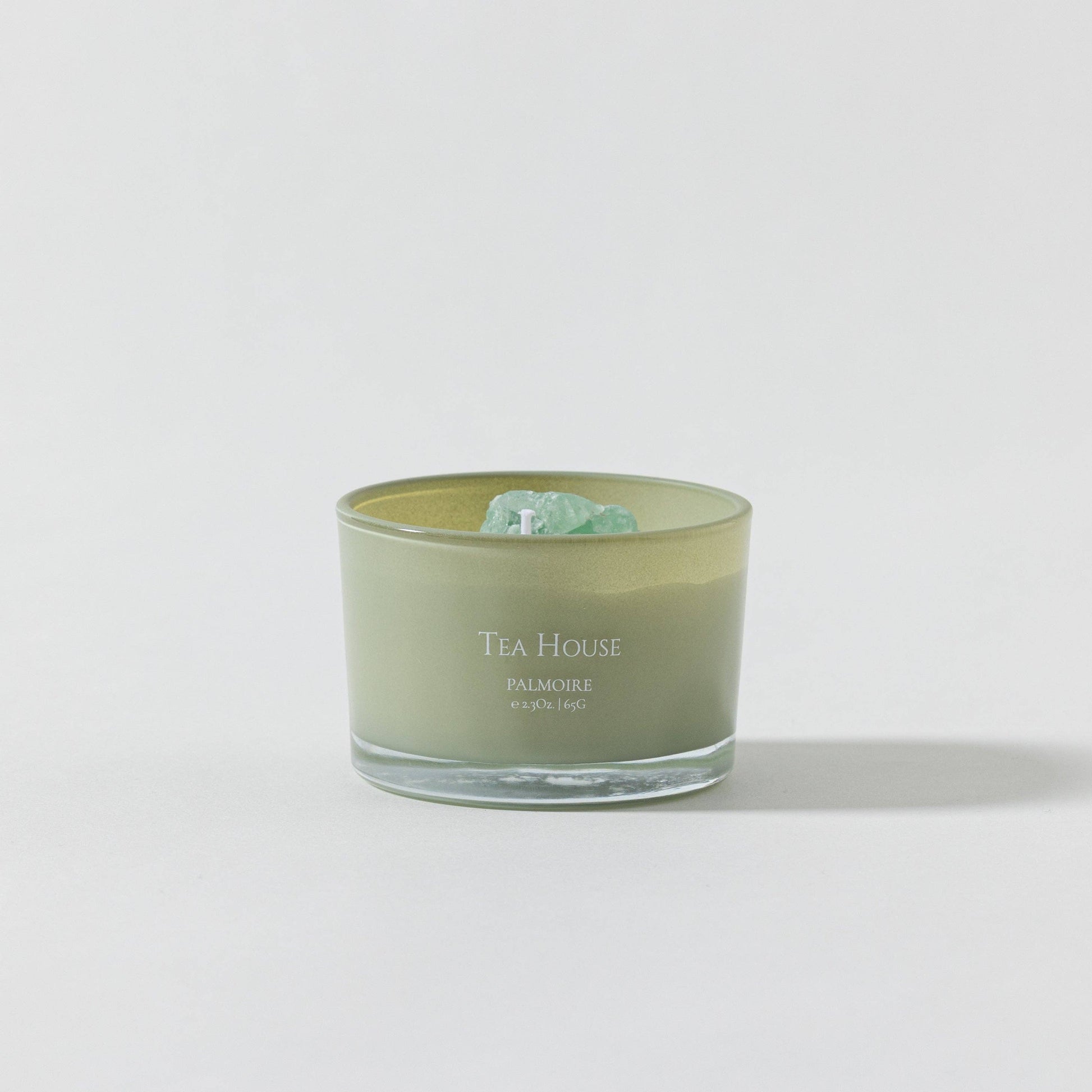 Tea House Soy Wax Candle [tea/jasmine/lemon]: Mini 2.3 oz/ 65 g Palmoire Home Fragrance