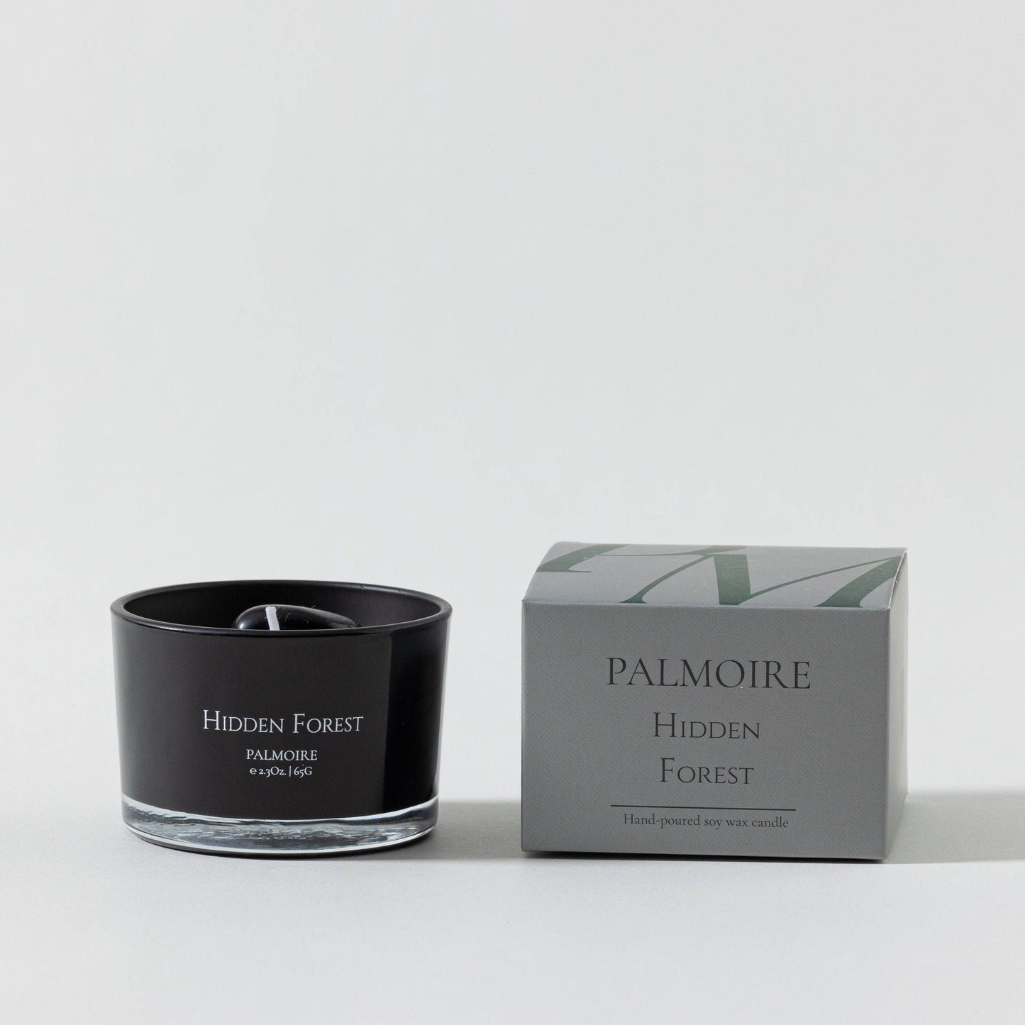 Hidden Forest Soy Wax Candle [vanilla/rosewood/sandalwood]: Mini 2.3 oz/ 65 g Palmoire Home Fragrance