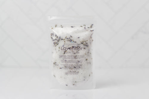 Bath Salt Pouches: Lavender Charmed Handmade