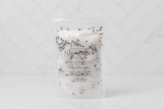 Bath Salt Pouches: Lavender Charmed Handmade