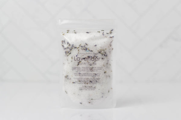 Bath Salt Pouches: Lavender Charmed Handmade