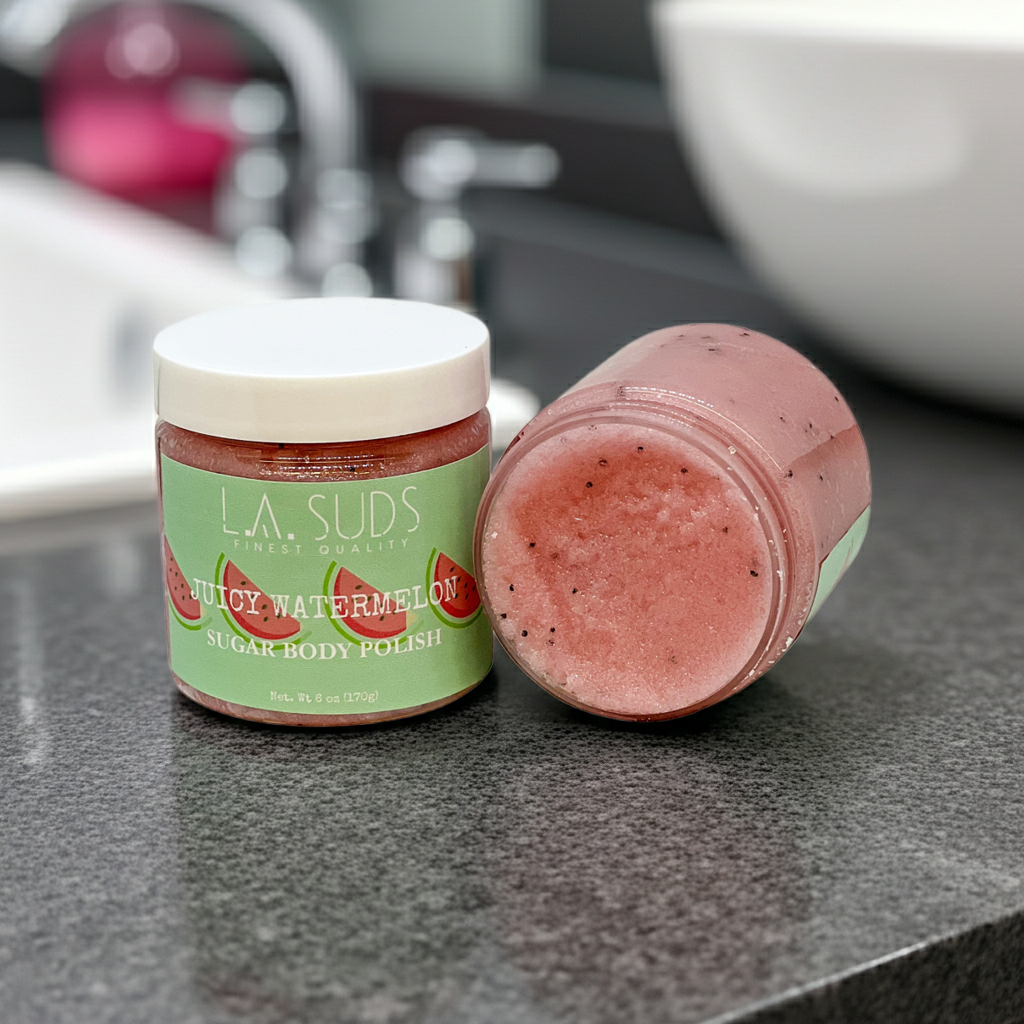 Luxurious Body Sugar Scrub - Juicy Watermelon Scarlet Rhea
