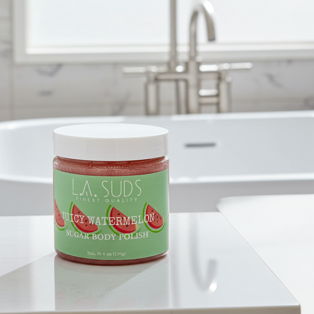 Luxurious Body Sugar Scrub - Juicy Watermelon Scarlet Rhea