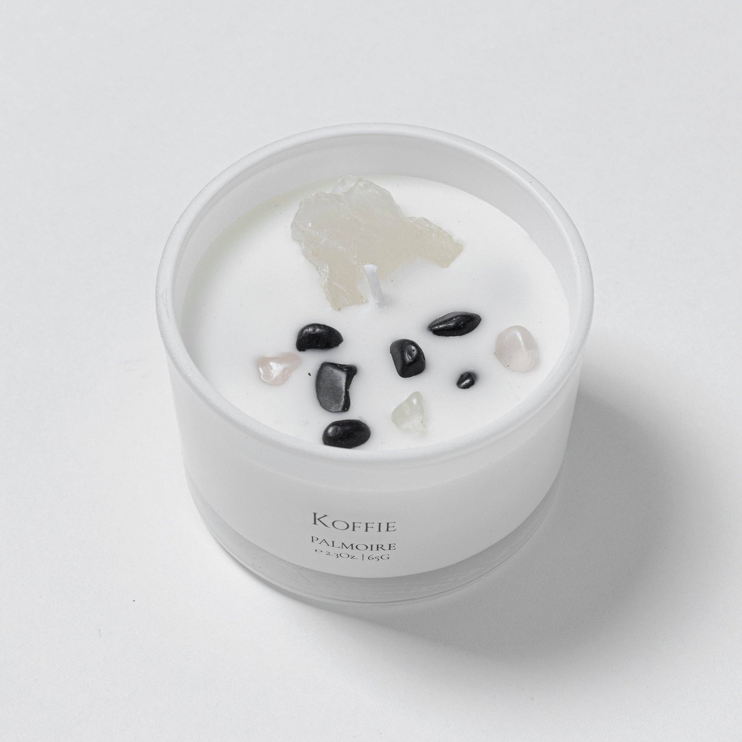 Koffie Soy Wax Candle [coffee/caramel/vanilla]: Mini 2.3 oz/ 65 g Palmoire Home Fragrance