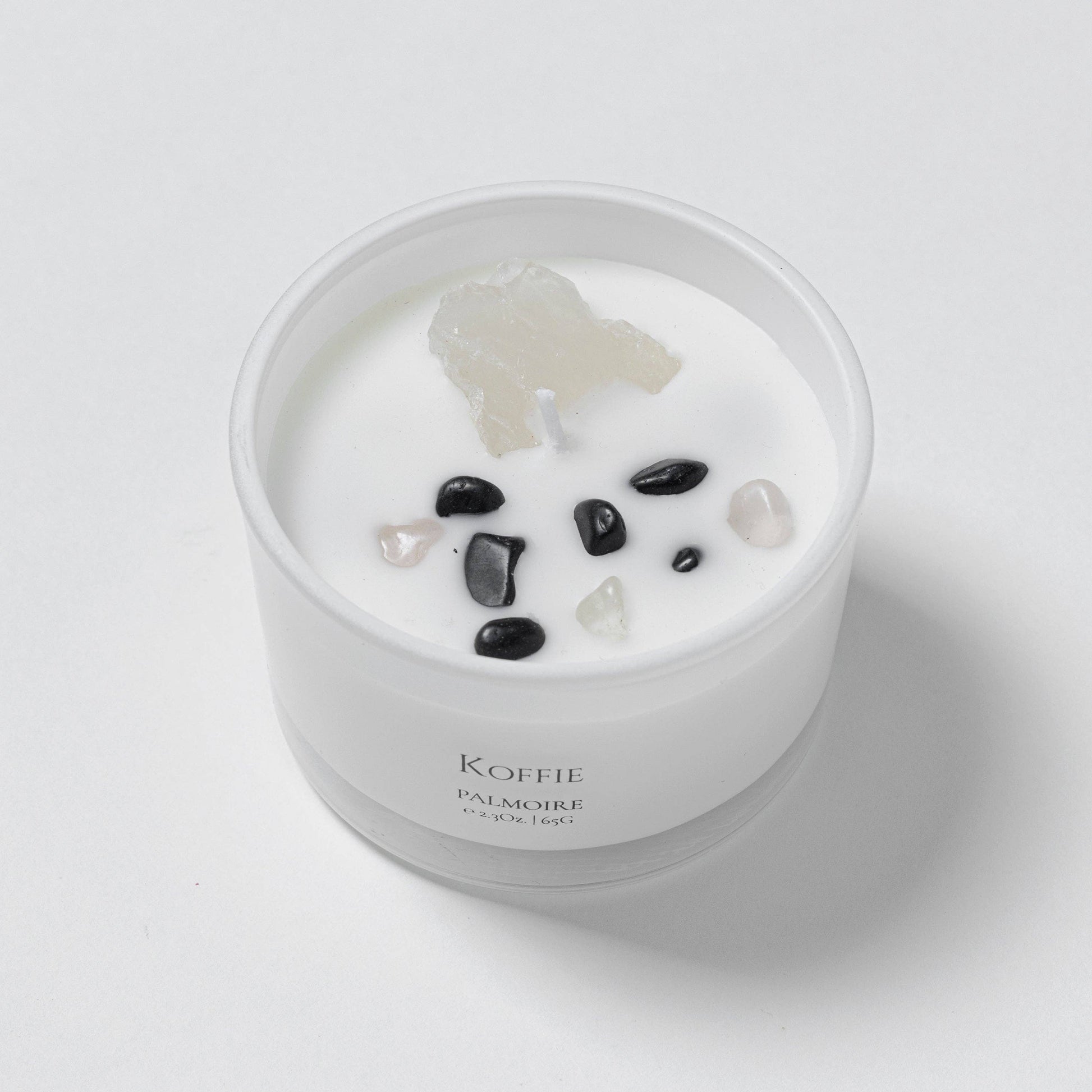 Koffie Soy Wax Candle [coffee/caramel/vanilla]: Mini 2.3 oz/ 65 g Palmoire Home Fragrance