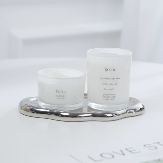Koffie Soy Wax Candle Set (4.9 Oz / 2.3 Oz) Palmoire Home Fragrance