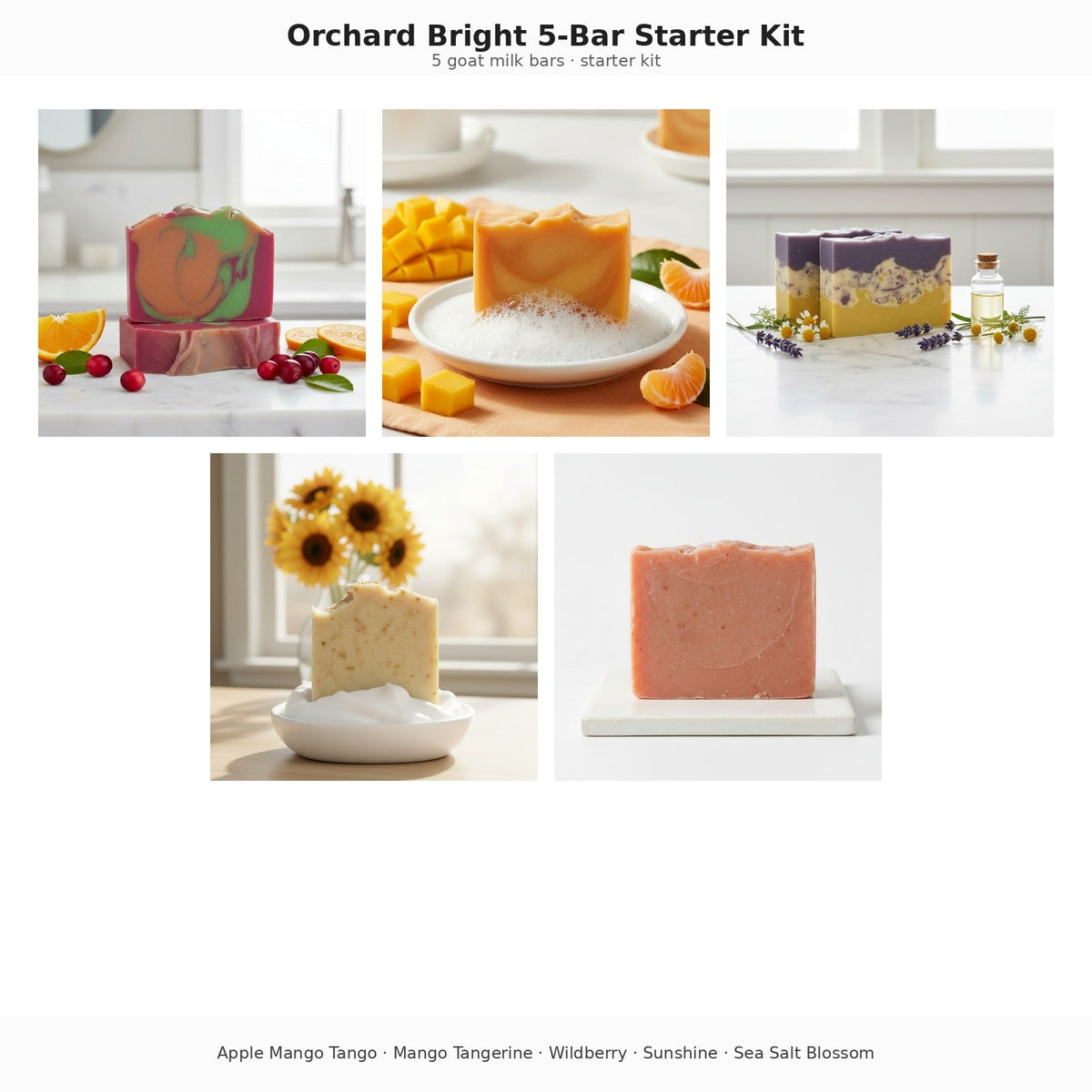 Orchard Bright 5-Bar Starter Kit Aura & Wellness