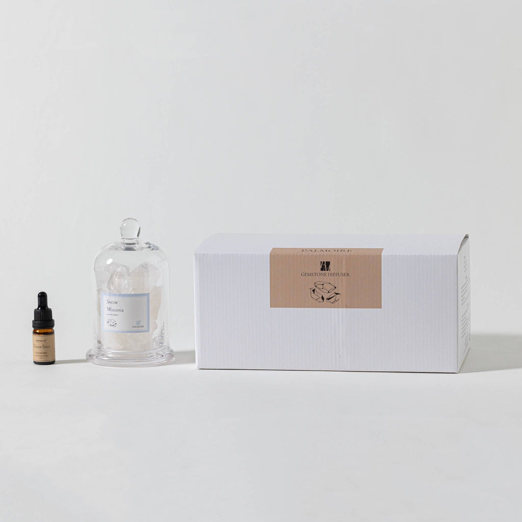 Snow Whisper Gemstone Diffuser [lemon/jasmine] Palmoire Home Fragrance