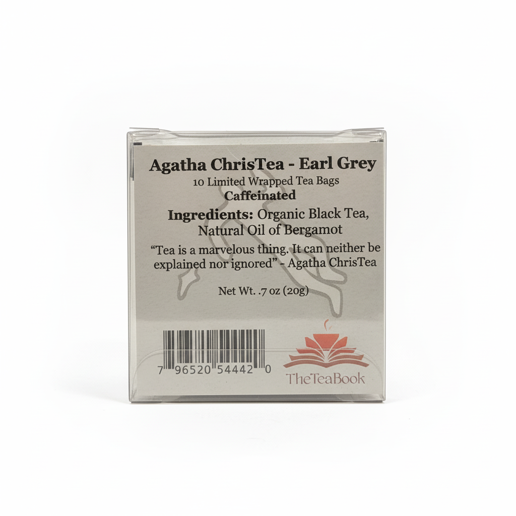 Agatha ChrisTea Earl Grey - Back Label