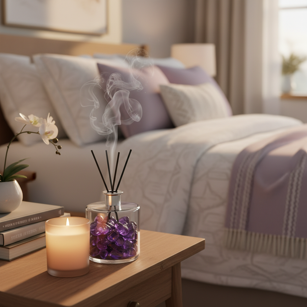 Amethyst Diffuser Bedroom