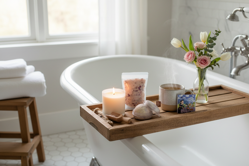 Bathtub Lifestyle Shot