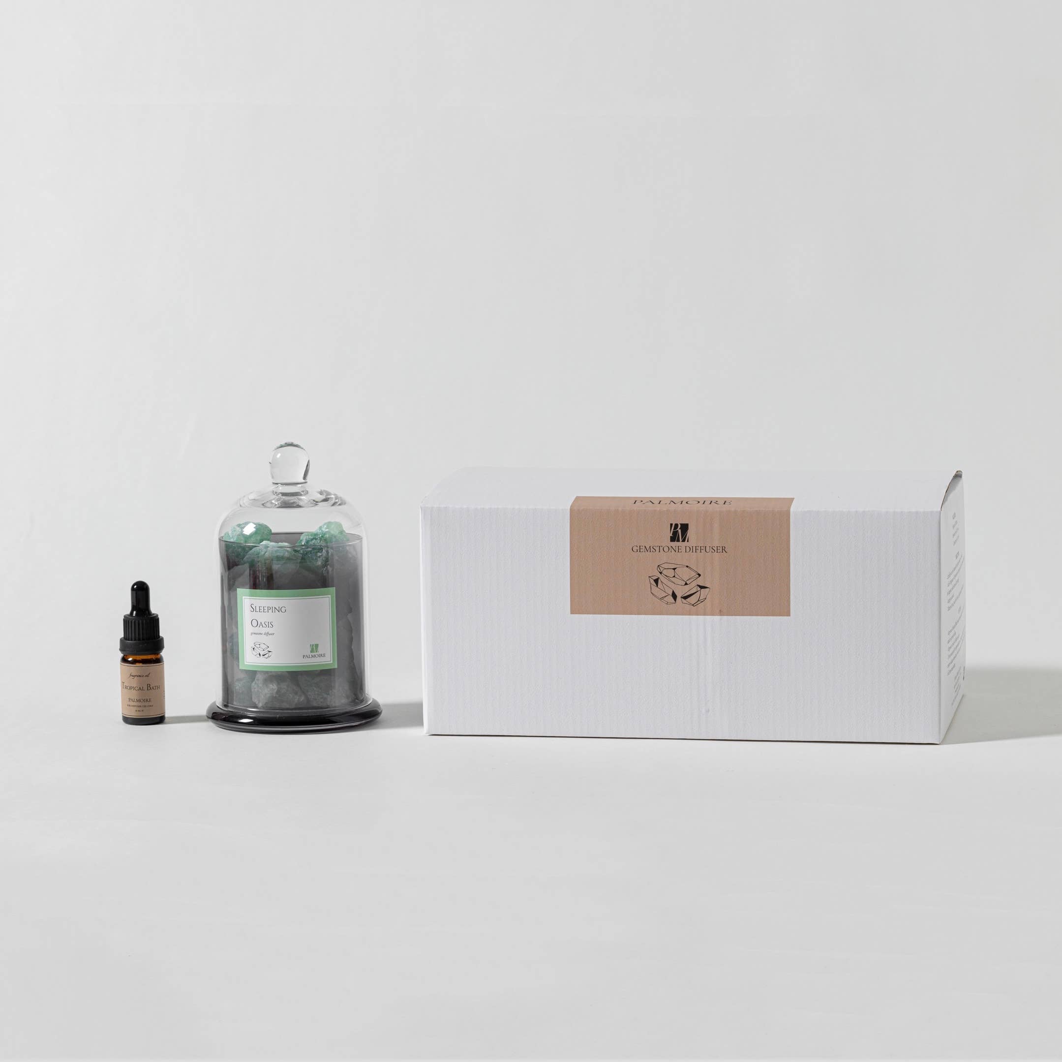 Sleeping Oasis Gemstone Diffuser [apple/amber] Palmoire Home Fragrance