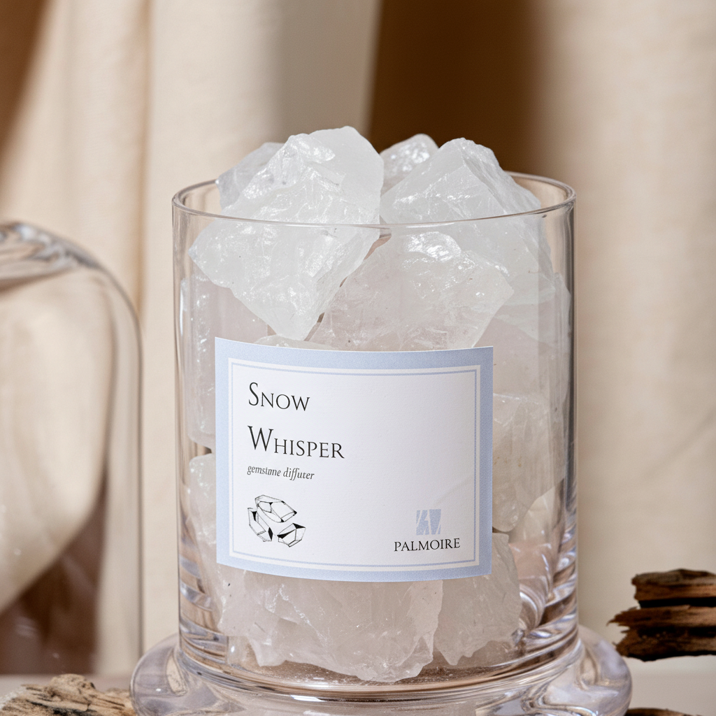Close-Up – Snow Whisper Gemstone Diffuser
