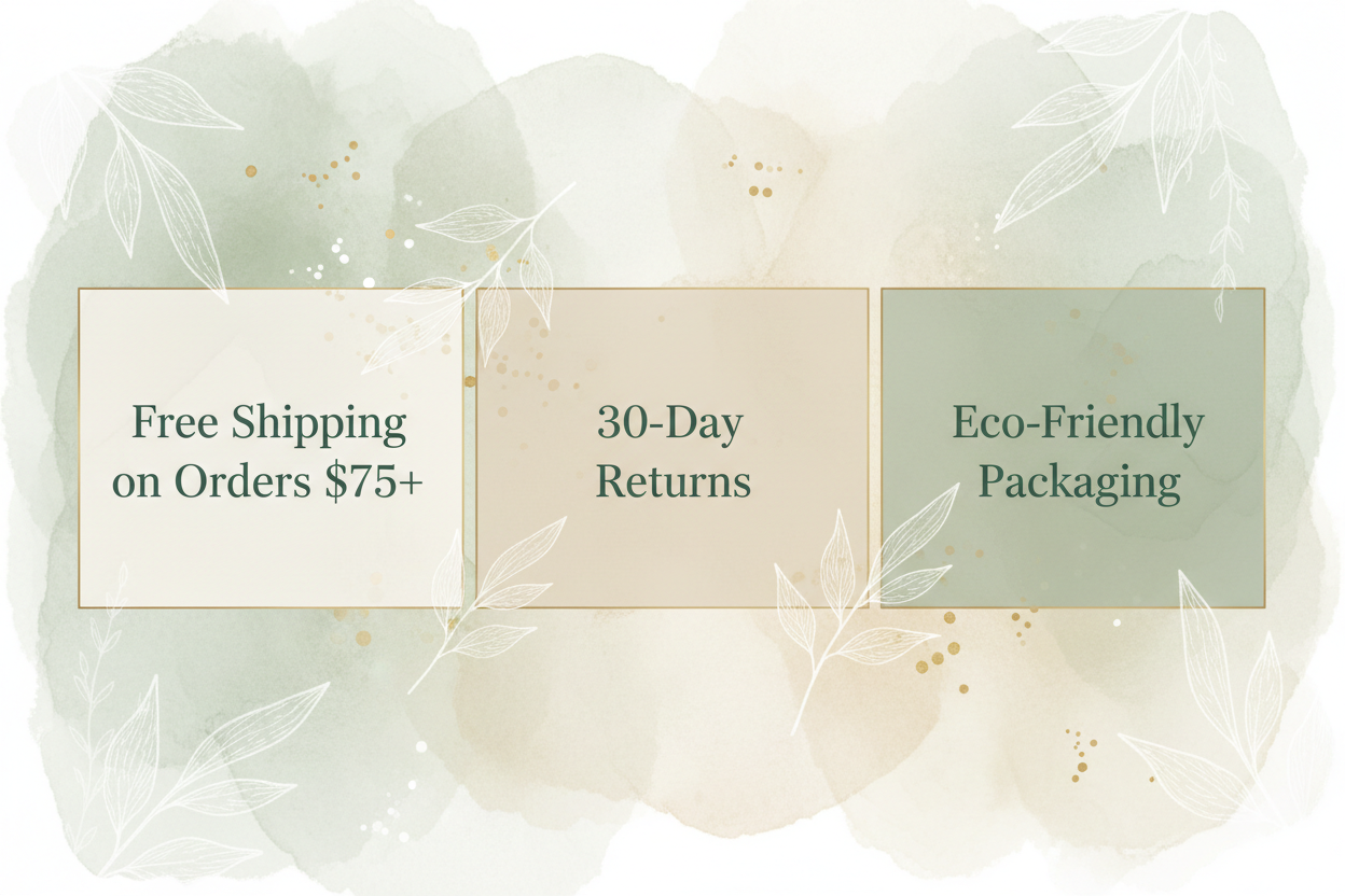 Corrected Shipping and Refund Policy Banner