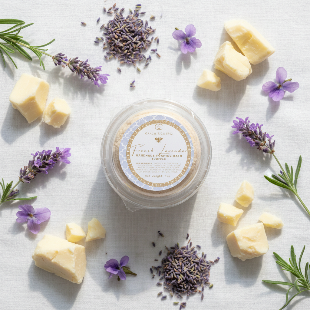 Flat Lay – French Lavender Bath Truffle