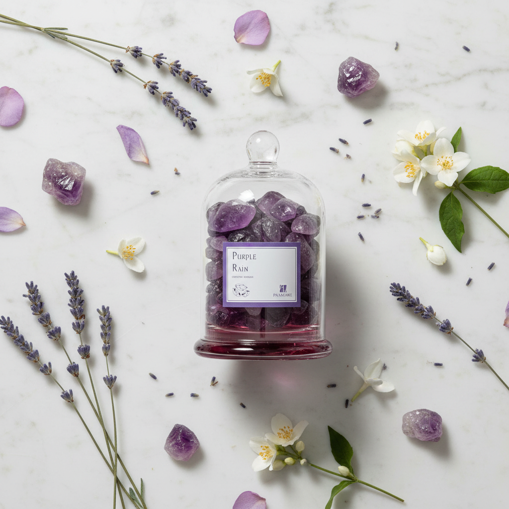 Flat Lay – Purple Rain Gemstone Diffuser
