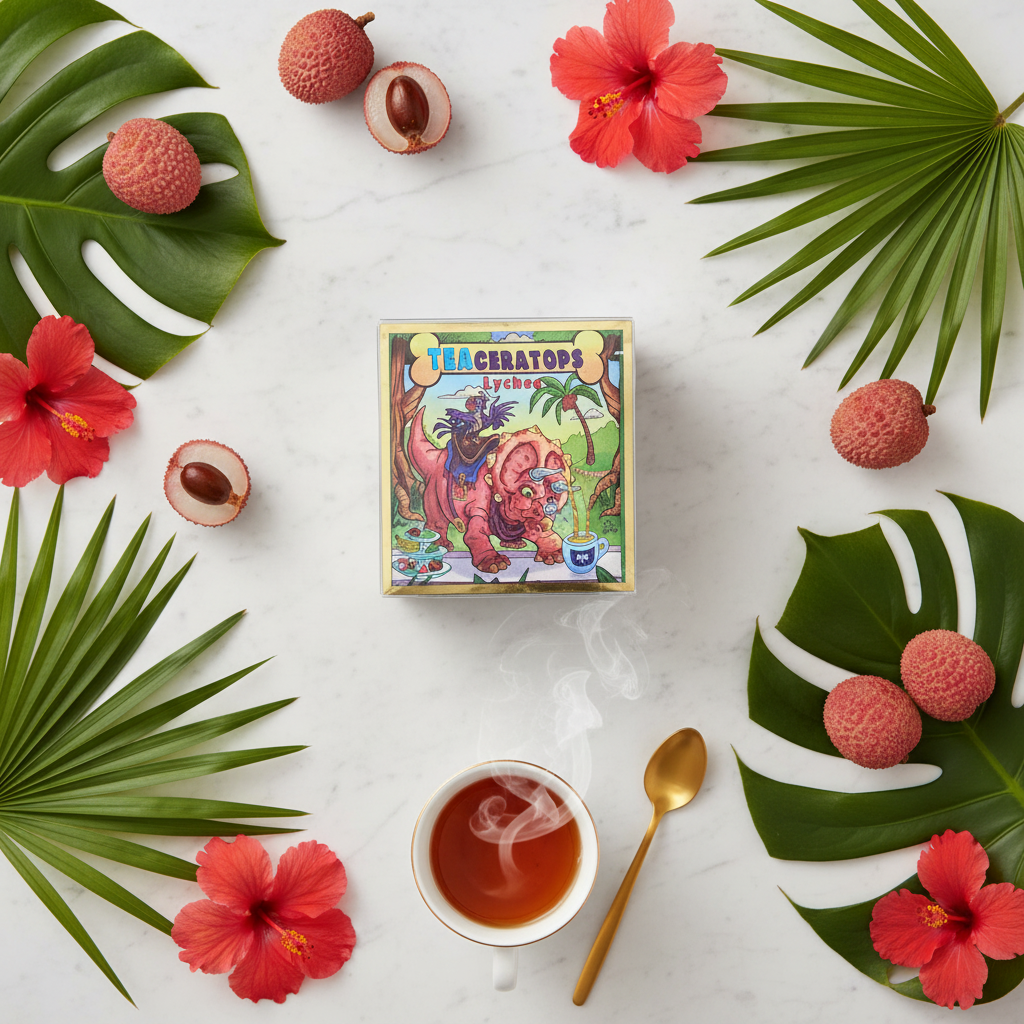 Flat Lay – TEAceratops Lychee