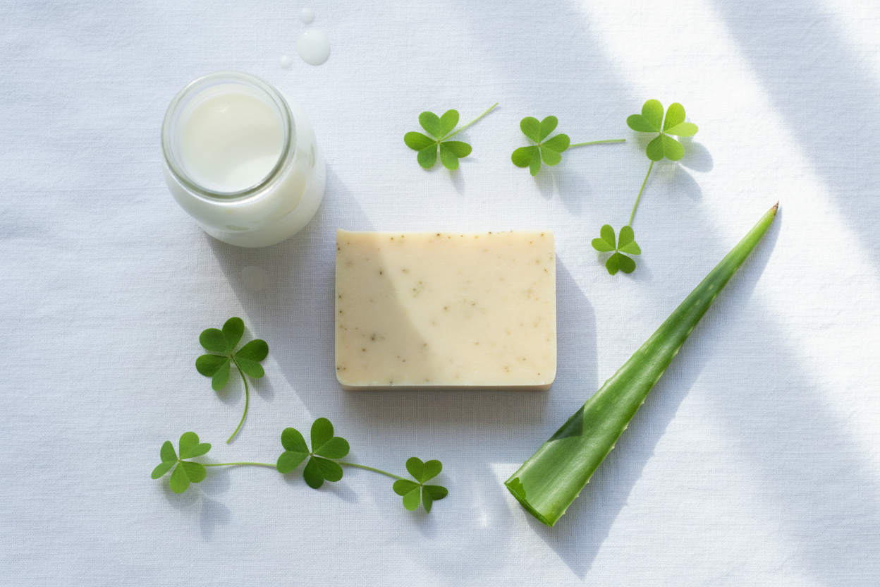 Green Clover & Aloe Ingredients