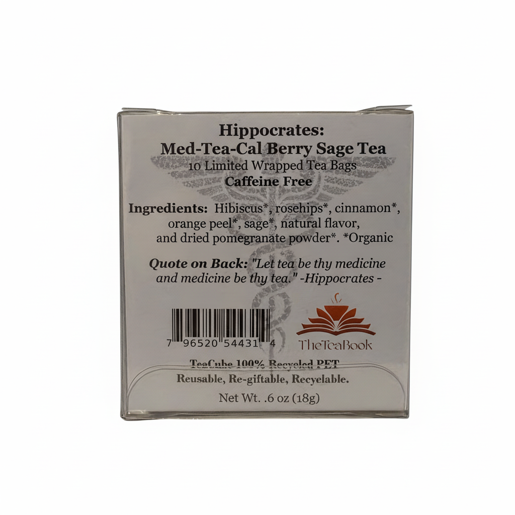 Hippocrates Med-TEA-Cal Berry Sage Tea Aura & Wellness