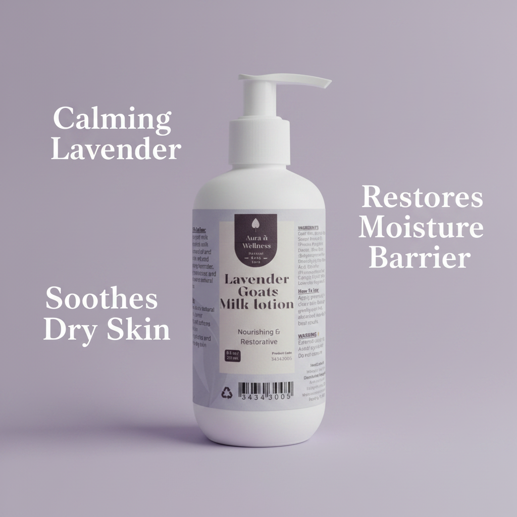 Lavender Goats Milk Lotion Aura & Wellness