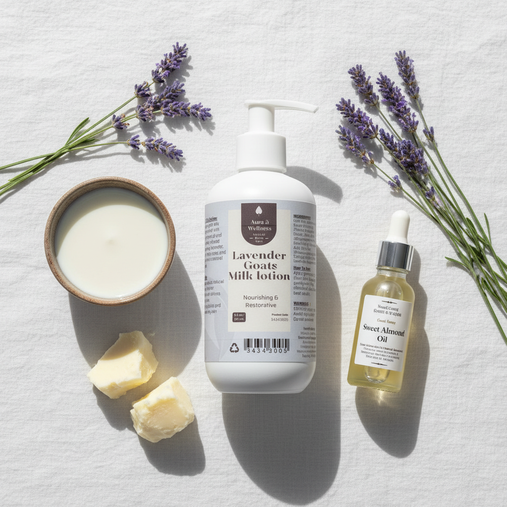 Lavender Goats Milk Lotion Aura & Wellness