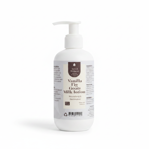 Vanilla Fig Goats Milk Lotion Aura & Wellness
