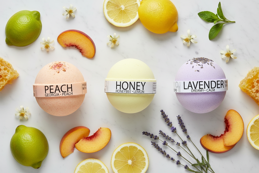Ingredient Shot – Bath Bomb Trio