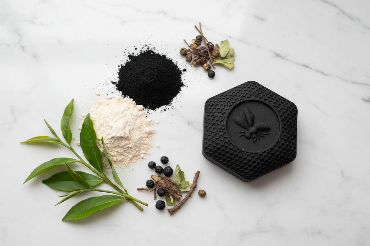 Ingredient Shot – Clarity Charcoal Clay Soap