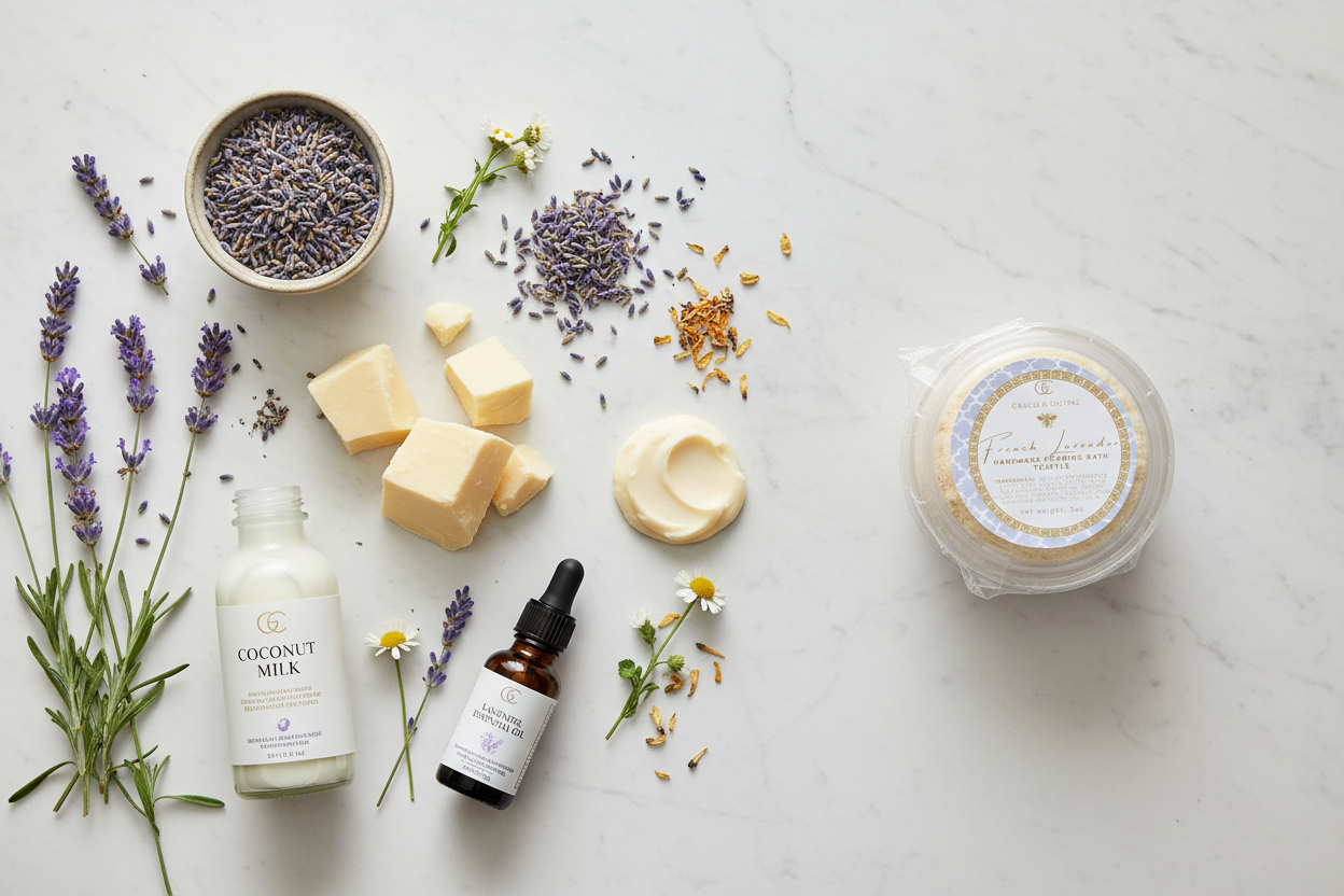 Ingredient Shot – French Lavender Bath Truffle