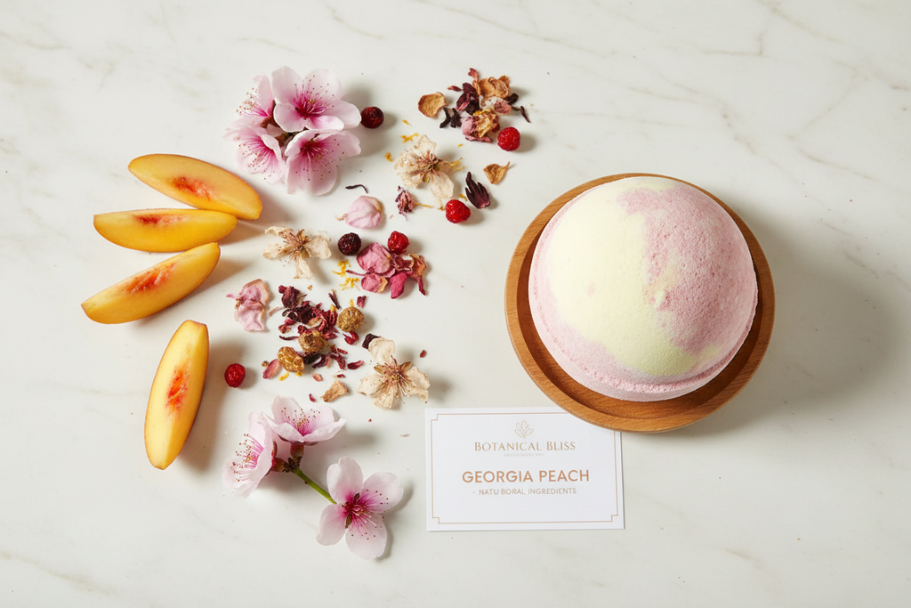 Ingredient Shot – Georgia Peach Bath Bomb