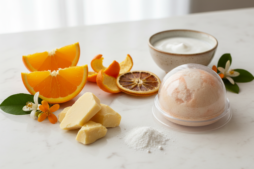Ingredient Shot – Orange Cream Bath Truffle