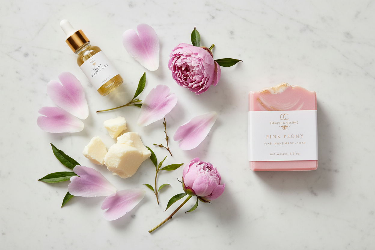 Ingredient Shot – Pink Peony