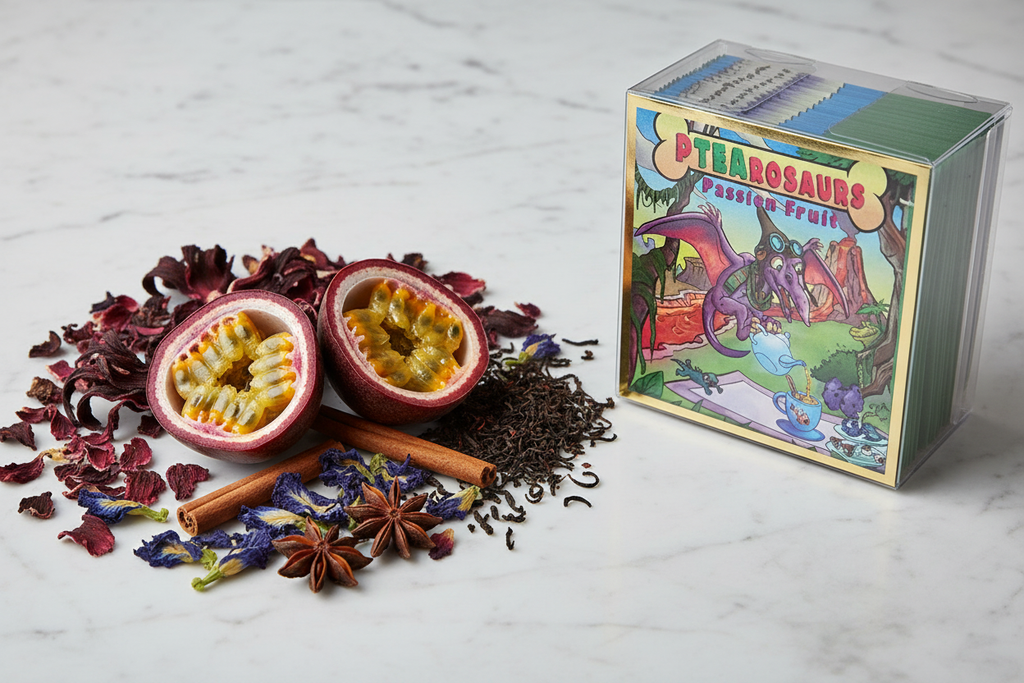 Ingredient Shot – pTEArosaurs Passion Fruit