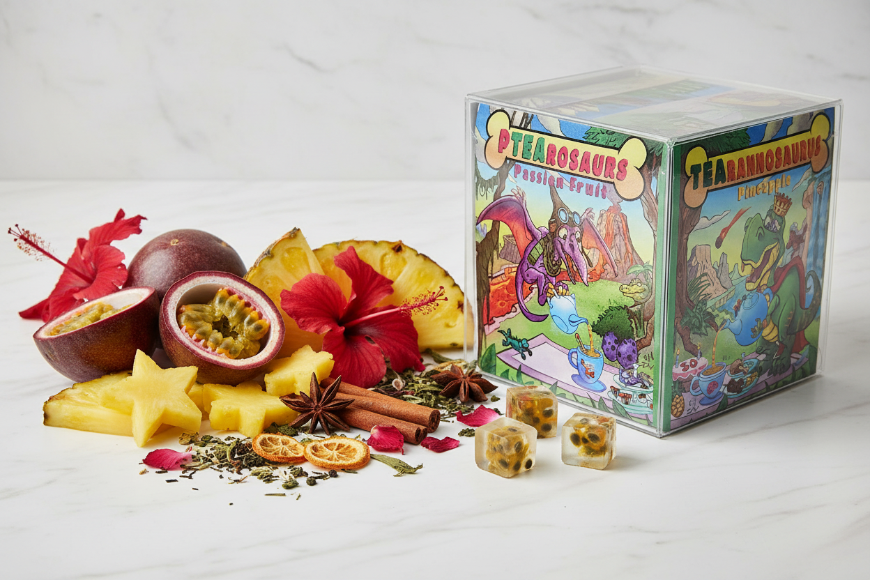 Ingredient Shot – pTEArosaurs & TEArannosaurus